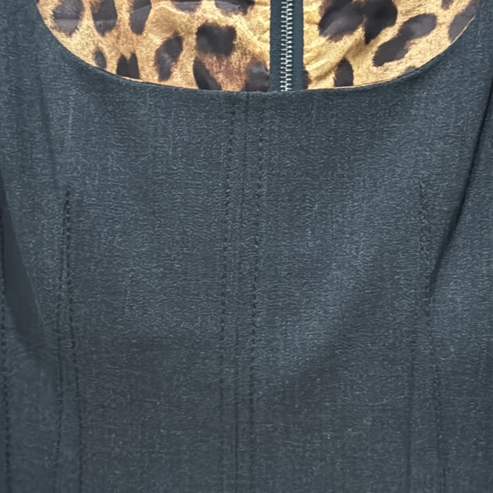 Dolce & Gabanna Sheath Dress Charcoal Sz 38 - Picture 14 of 15